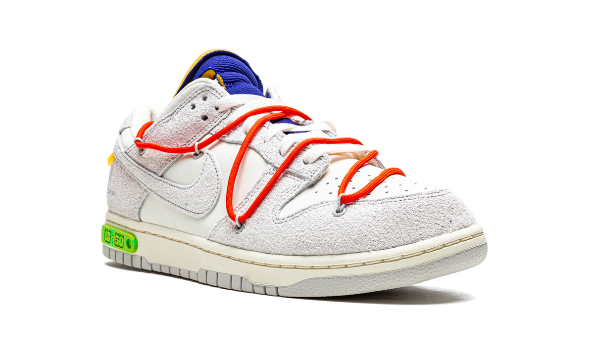 Overkicks - Nike Dunk Low Off-White Lot 13 (DJ0950-110) - detalle lateral interior