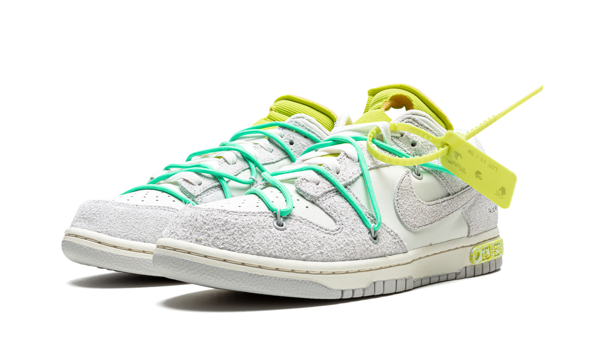Overkicks - Nike Dunk Low Off-White Lot 14 (DJ0950-106) - vista trasera