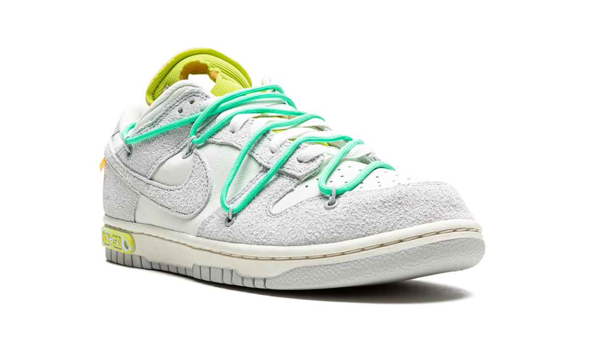 Overkicks - Nike Dunk Low Off-White Lot 14 (DJ0950-106) - detalle lateral interior
