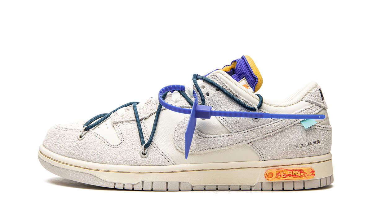 Overkicks - Nike Dunk Low Off-White Lot 16 (DJ0950-111) - vista lateral