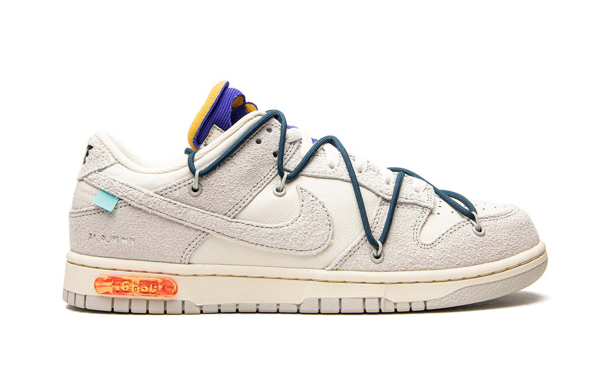 Overkicks - Nike Dunk Low Off-White Lot 16 (DJ0950-111) - detalle talón