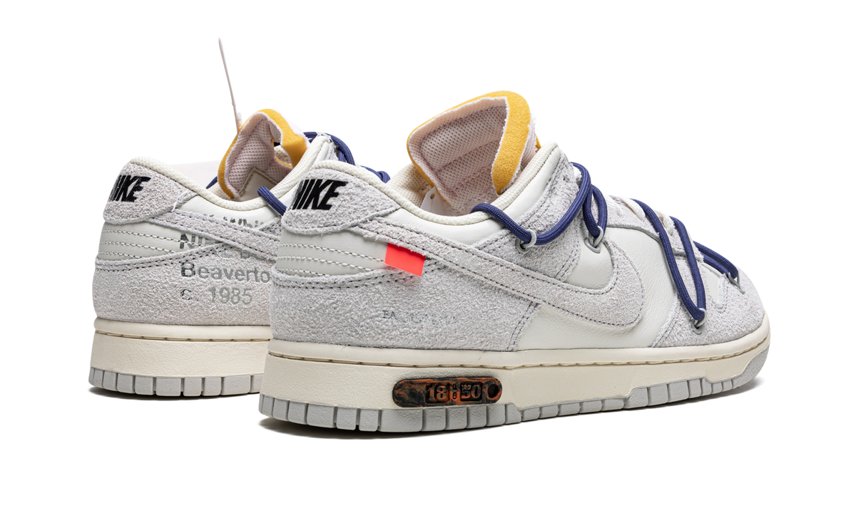 Overkicks - Nike Dunk Low Off-White Lot 18 (DJ0950-112) - vista lateral