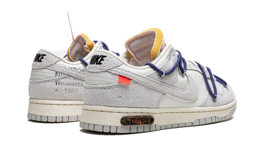 Overkicks - Nike Dunk Low Off-White Lot 18 (DJ0950-112) - vista lateral