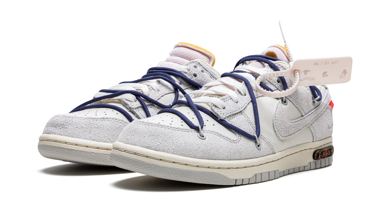 Overkicks - Nike Dunk Low Off-White Lot 18 (DJ0950-112) - par completo