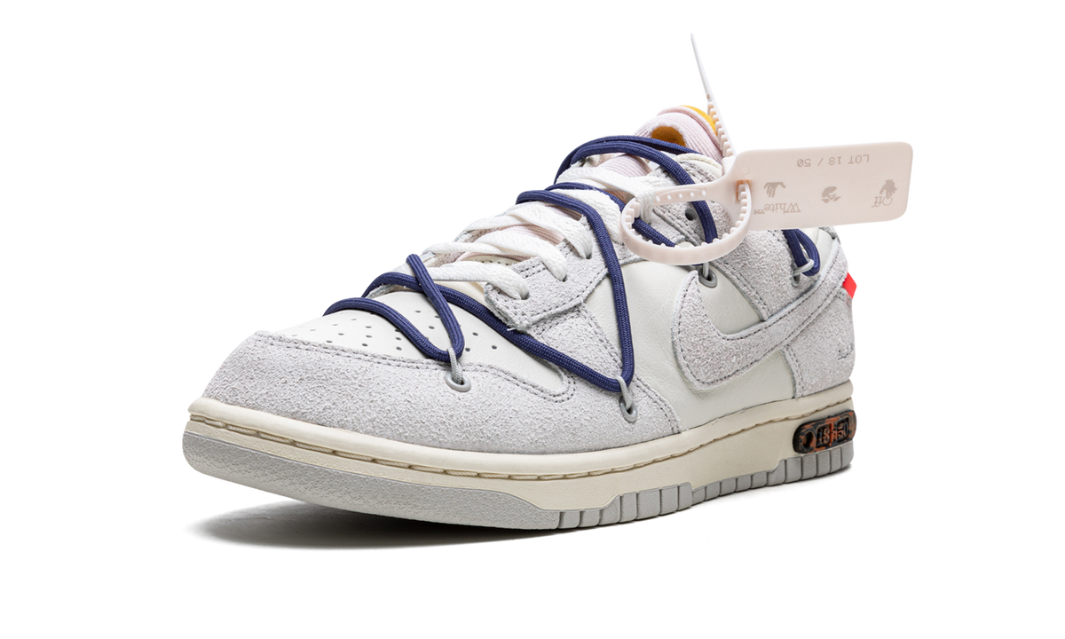 Overkicks - Nike Dunk Low Off-White Lot 18 (DJ0950-112) - vista superior