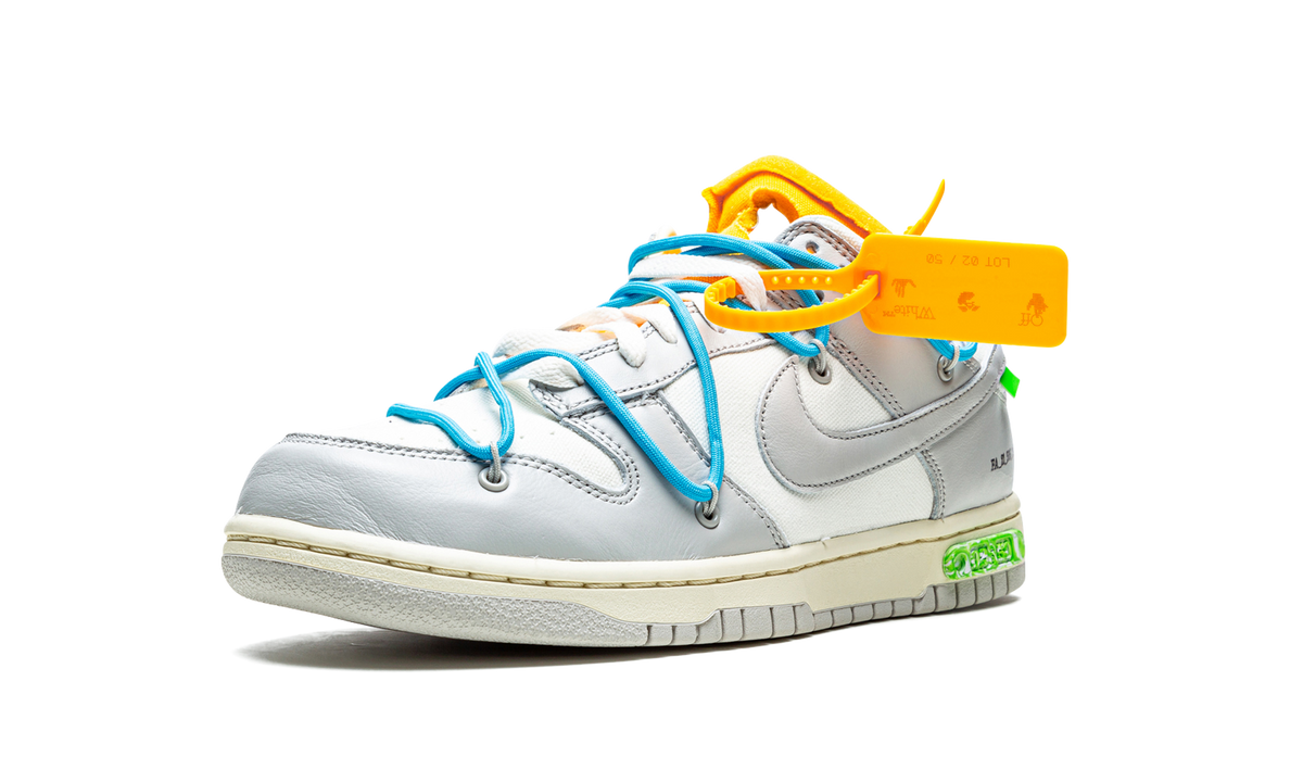 Overkicks - Nike Dunk Low Off-White Lot 2 (DM1602-115) - detalle lateral