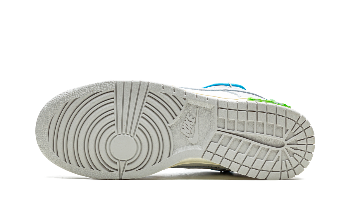 Overkicks - Nike Dunk Low Off-White Lot 2 (DM1602-115) - detalle suela