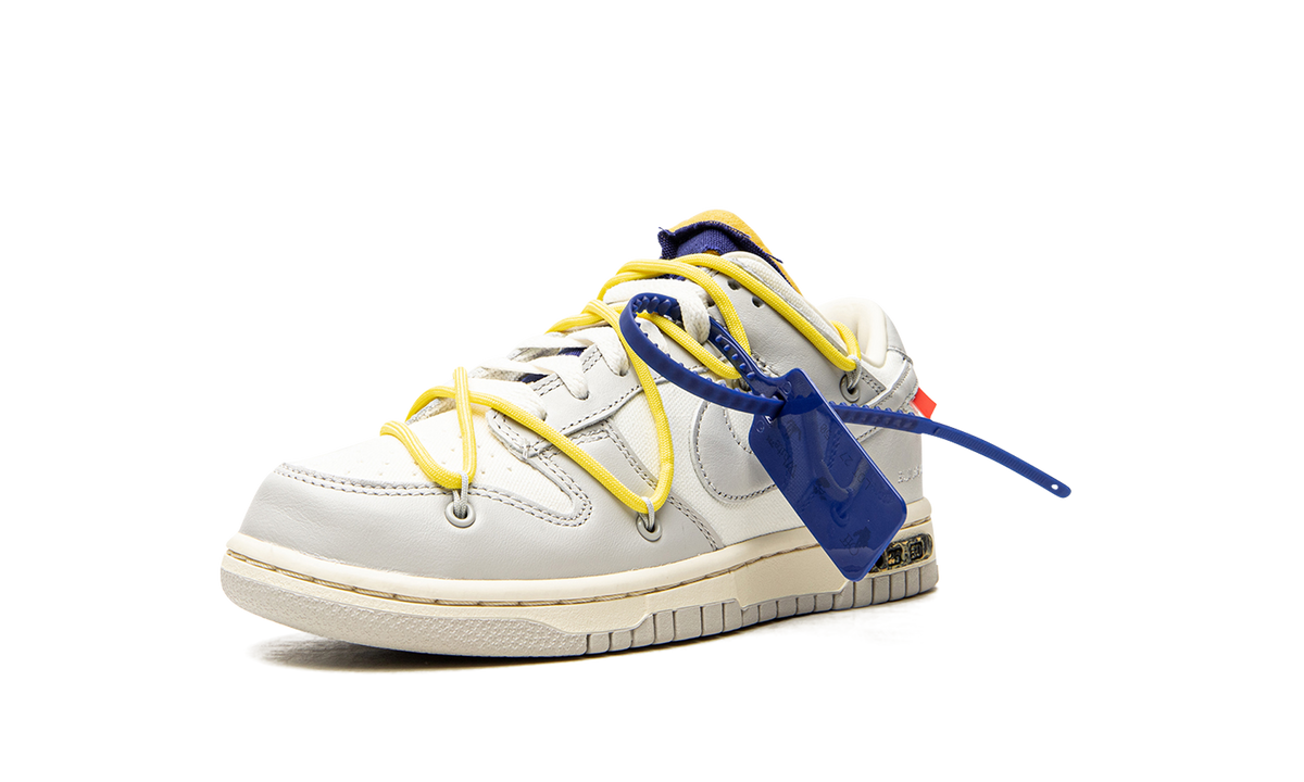 Overkicks - Nike Dunk Low Off-White Lot 27 (DM1602-120) - detalle lateral