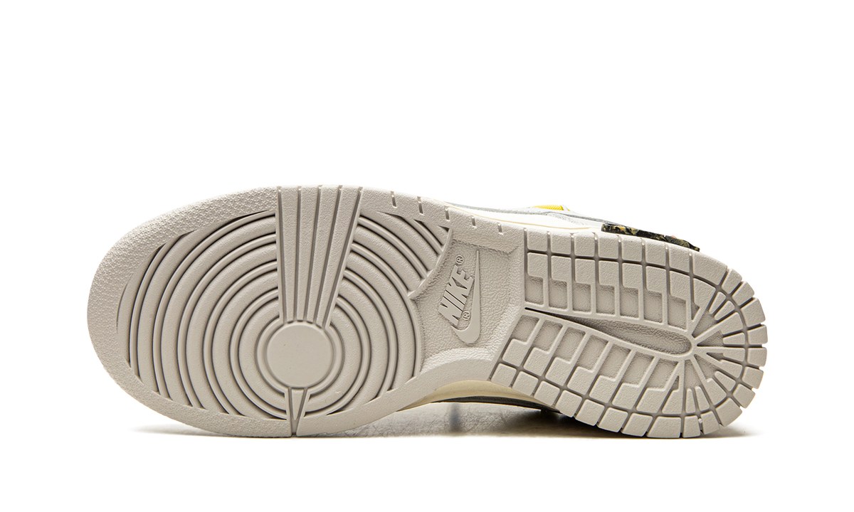 Overkicks - Nike Dunk Low Off-White Lot 27 (DM1602-120) - detalle suela