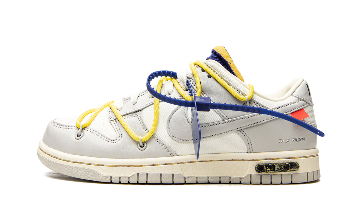 Overkicks - Nike Dunk Low Off-White Lot 27 (DM1602-120) - detalle talón