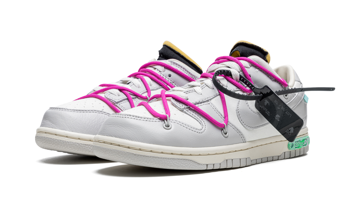 Overkicks - Nike Dunk Low Off-White Lot 30 (DM1602-122) - vista trasera