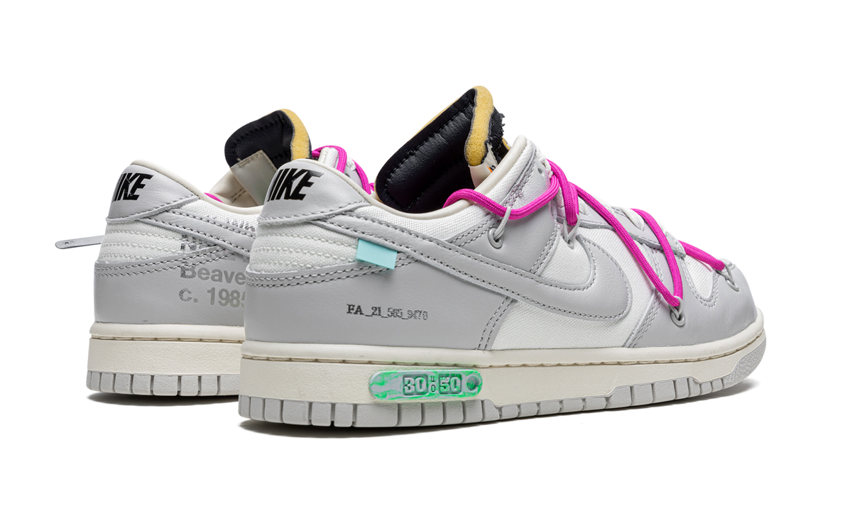 Overkicks - Nike Dunk Low Off-White Lot 30 (DM1602-122) - par completo