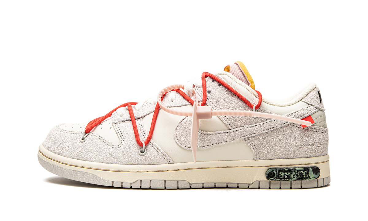 Overkicks - Nike Dunk Low Off-White Lot 33 (DJ0950-118) - vista lateral