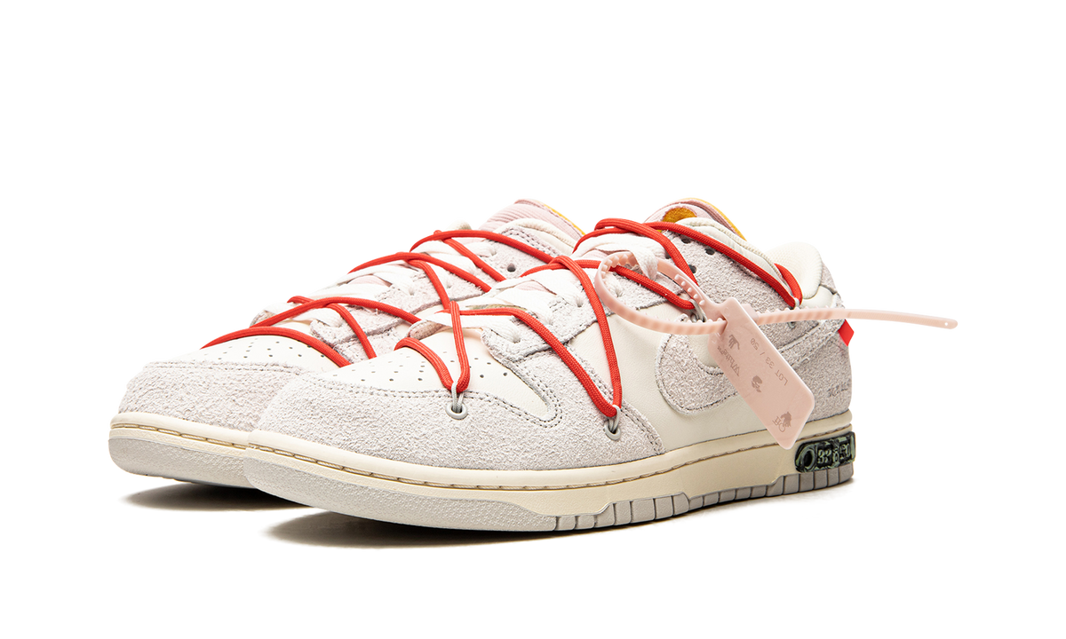 Overkicks - Nike Dunk Low Off-White Lot 33 (DJ0950-118) - vista trasera