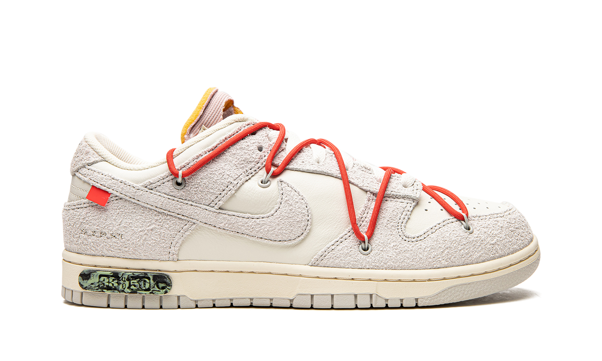 Overkicks - Nike Dunk Low Off-White Lot 33 (DJ0950-118) - detalle talón