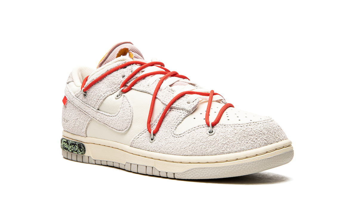 Overkicks - Nike Dunk Low Off-White Lot 33 (DJ0950-118) - detalle lateral interior