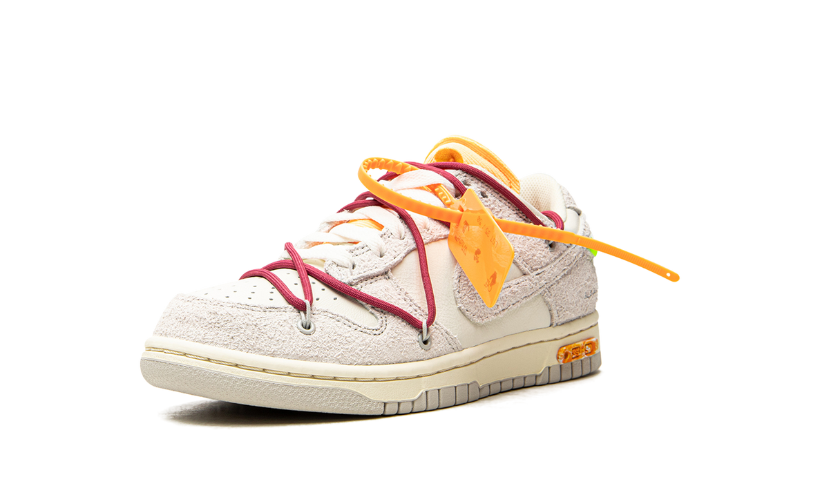 Overkicks - Nike Dunk Low Off-White Lot 35 (DJ0950-114) - detalle suela