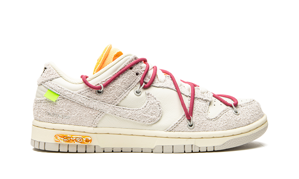 Overkicks - Nike Dunk Low Off-White Lot 35 (DJ0950-114) - detalle talón