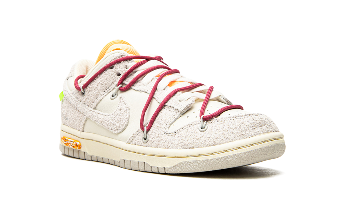 Overkicks - Nike Dunk Low Off-White Lot 35 (DJ0950-114) - detalle lateral interior