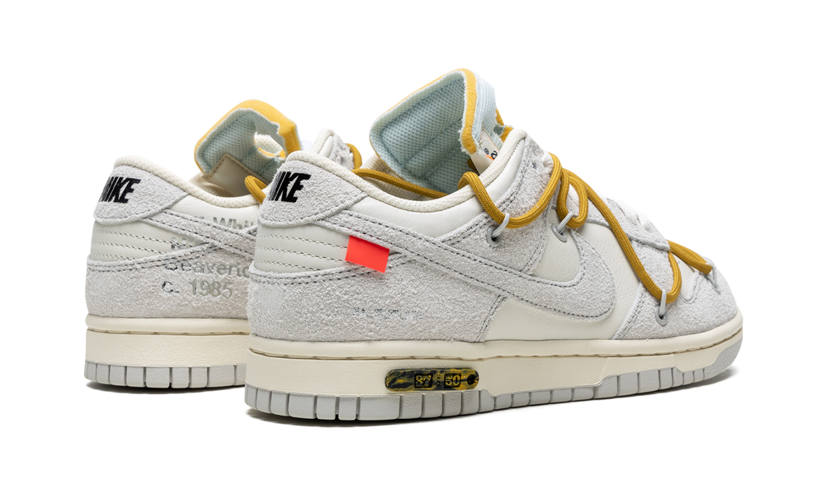 Overkicks - Nike Dunk Low Off-White Lot 37 (DJ0950-105) - vista lateral