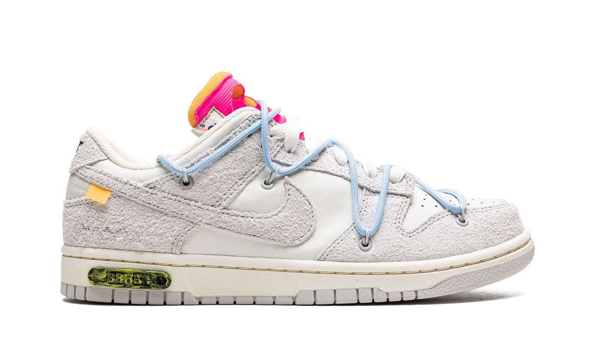 Overkicks - Nike Dunk Low Off-White Lot 38 (DJ0950-113) - detalle talón