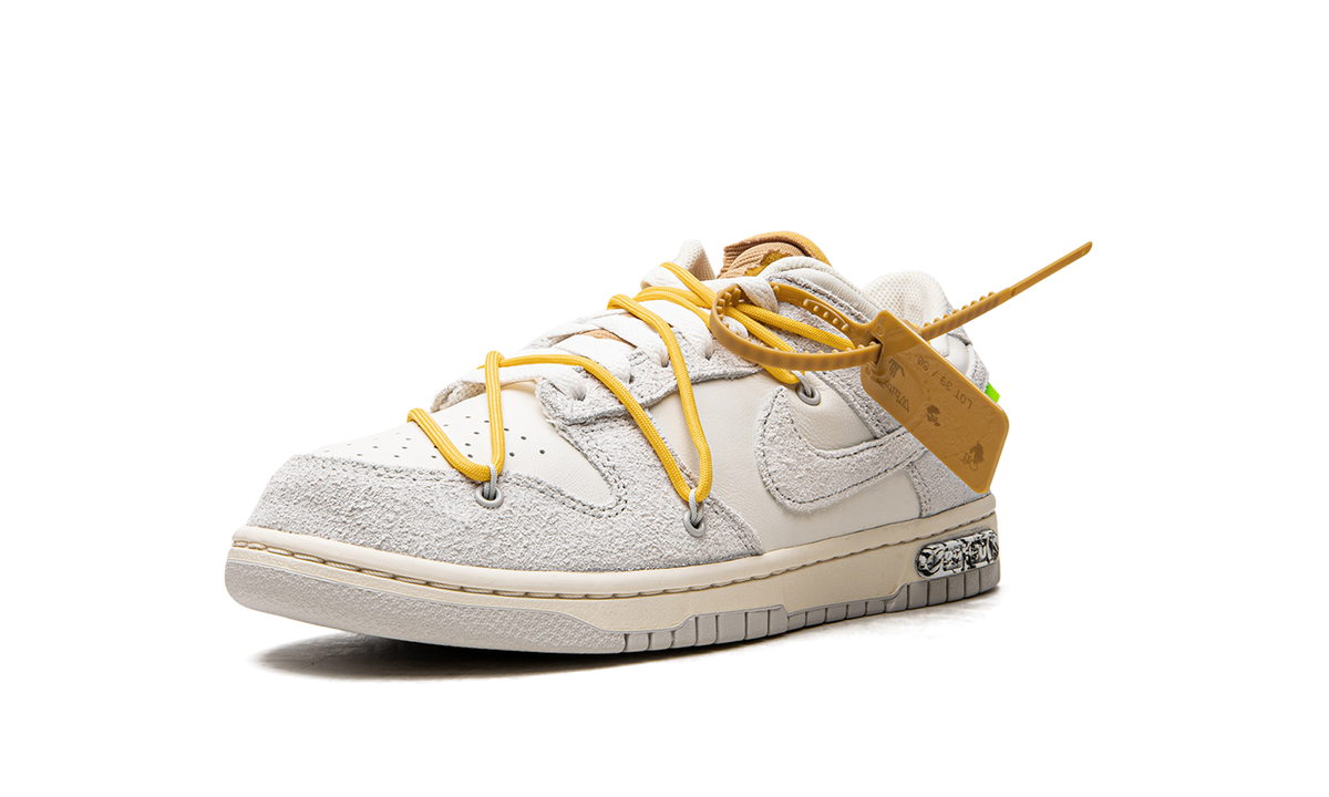 Overkicks - Nike Dunk Low Off-White Lot 39 (DJ0950-109) - detalle suela