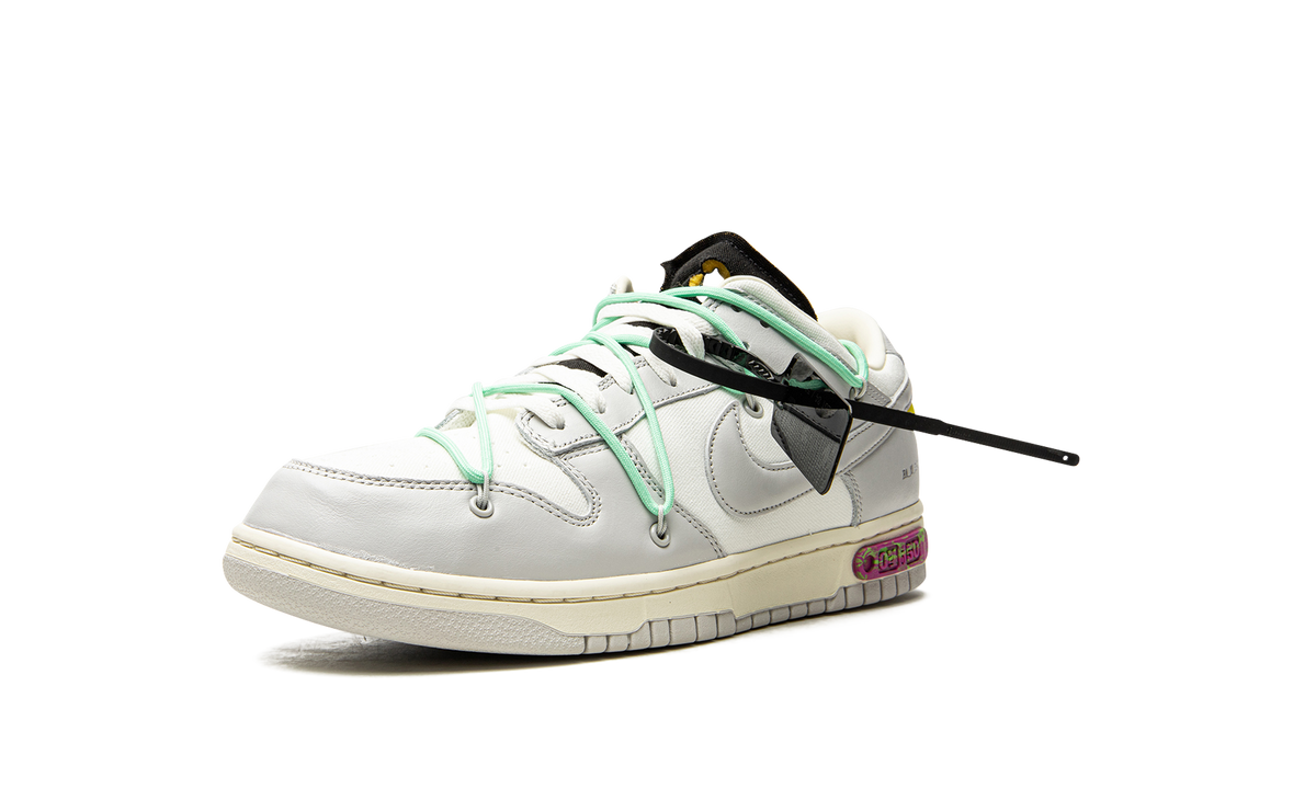 Overkicks - Nike Dunk Low Off-White Lot 4 (DM1602-114) - detalle suela