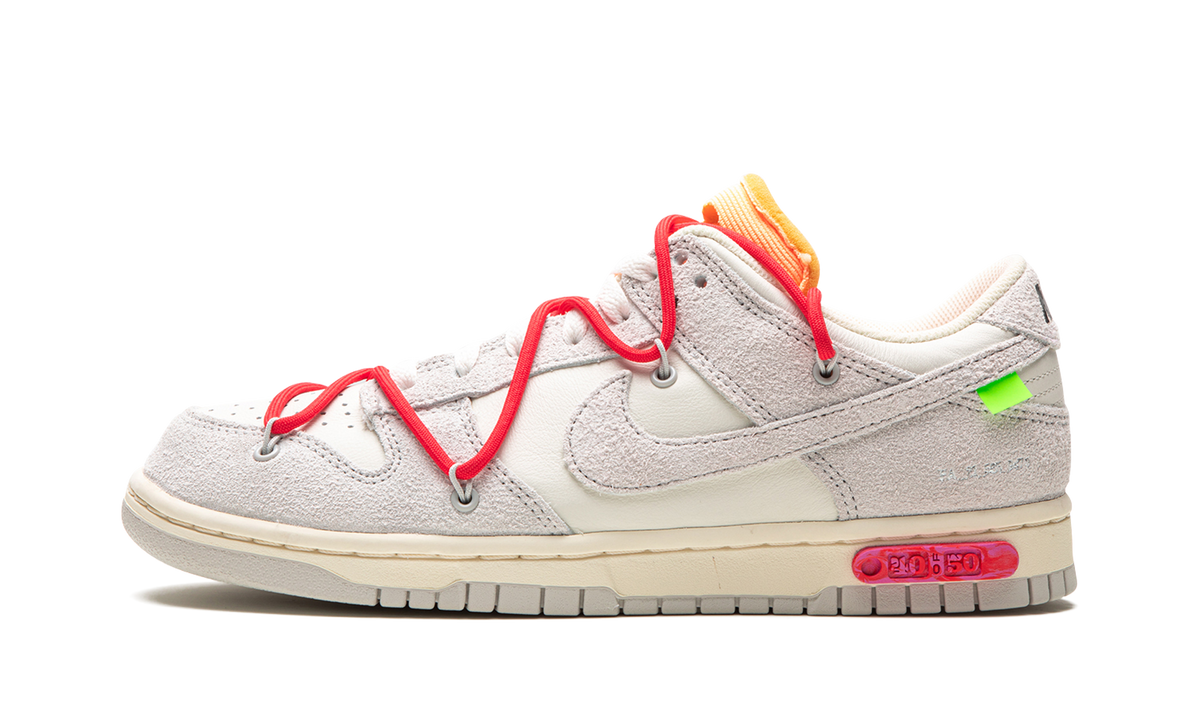 Overkicks - Nike Dunk Low Off-White Lot 40 (DJ0950-103) - vista lateral
