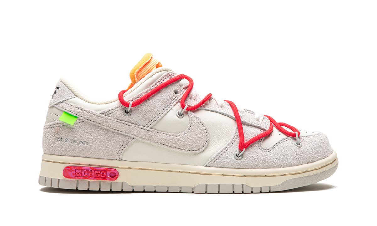 Overkicks - Nike Dunk Low Off-White Lot 40 (DJ0950-103) - detalle talón
