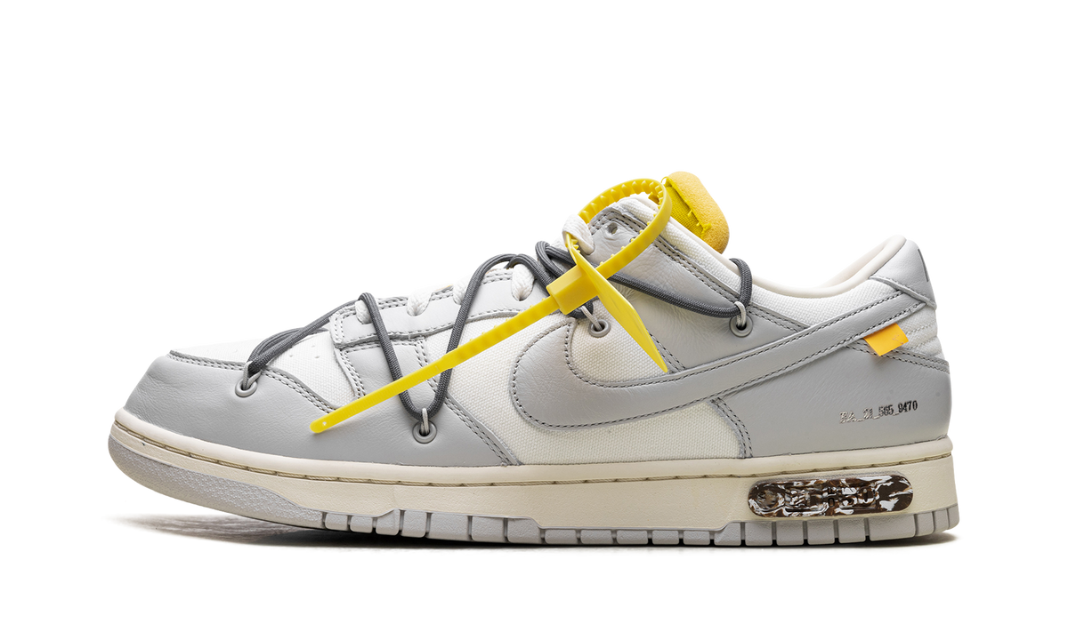 Overkicks - Nike Dunk Low Off-White Lot 41 (DM1602-105) - vista lateral