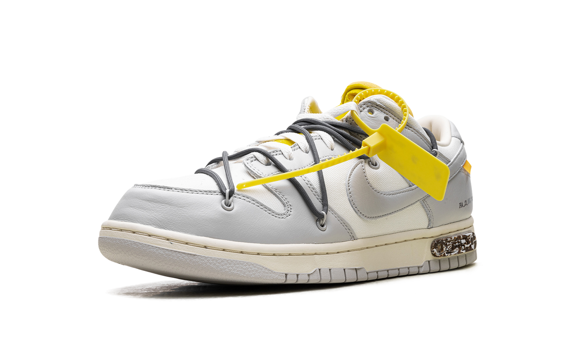 Overkicks - Nike Dunk Low Off-White Lot 41 (DM1602-105) - detalle suela
