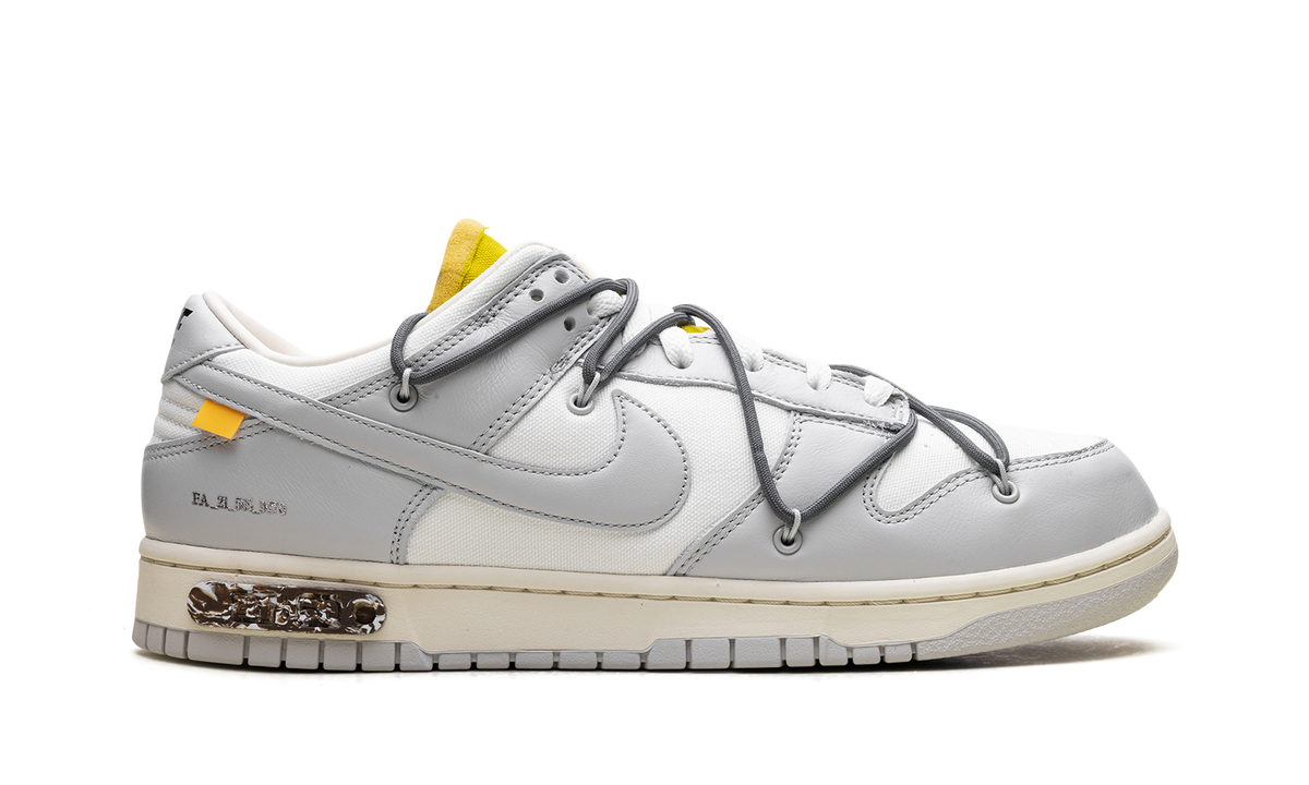 Overkicks - Nike Dunk Low Off-White Lot 41 (DM1602-105) - detalle talón