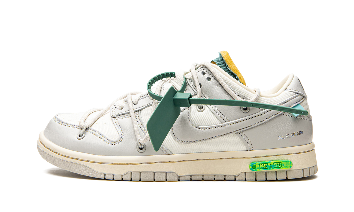 Overkicks - Nike Dunk Low Off-White Lot 42 (DM1602-117) - vista lateral
