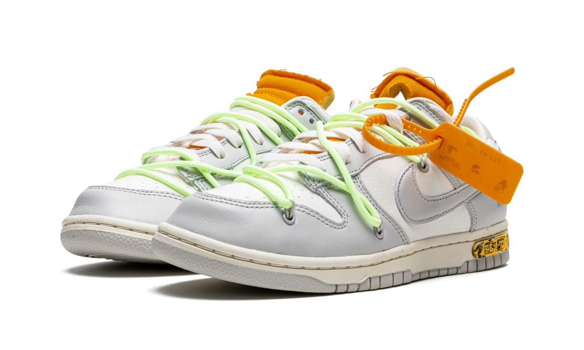 Overkicks - Nike Dunk Low Off-White Lot 43 (DM1602-128) - vista trasera