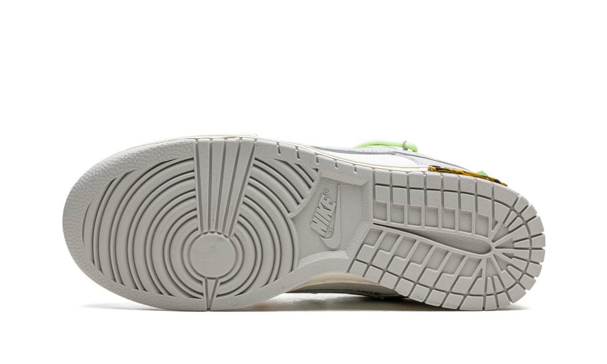 Overkicks - Nike Dunk Low Off-White Lot 43 (DM1602-128) - detalle suela