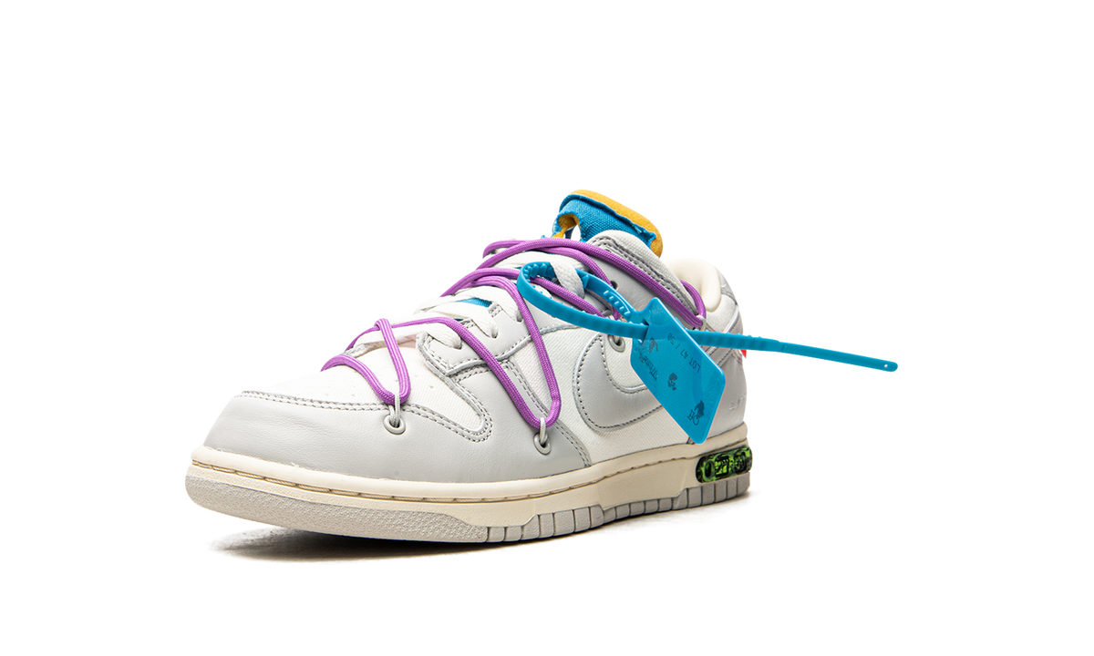 Overkicks - Nike Dunk Low Off-White Lot 47 (DM1602-125) - detalle lateral
