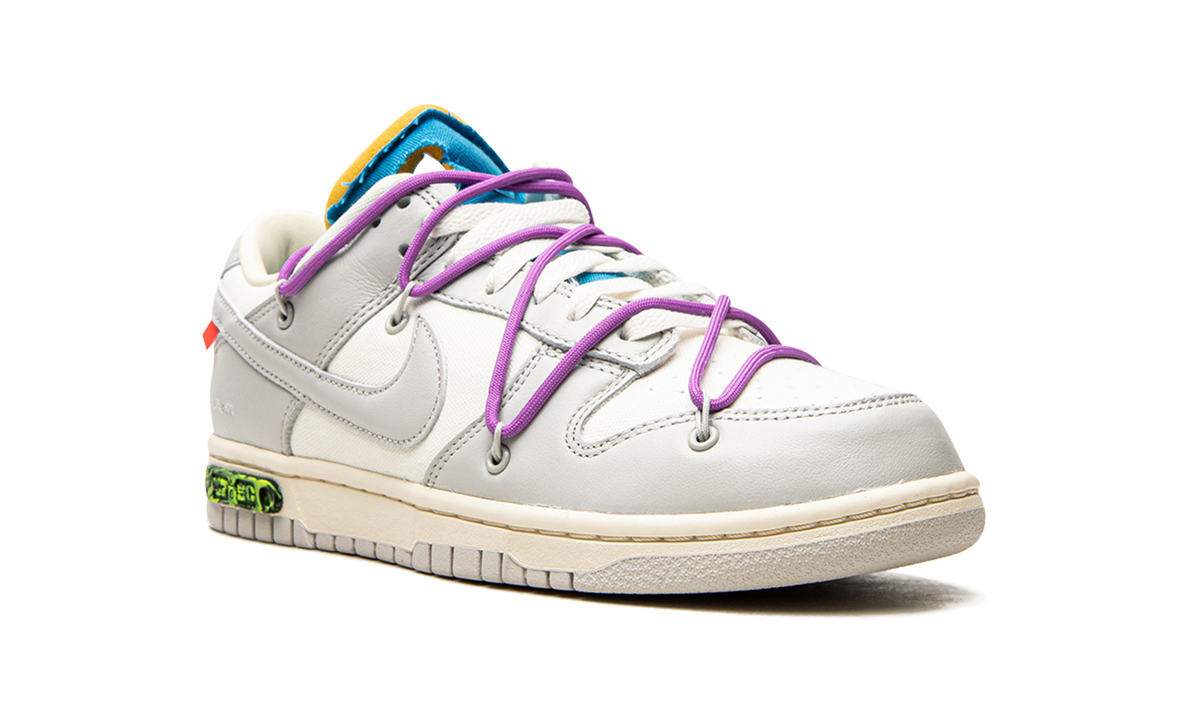 Overkicks - Nike Dunk Low Off-White Lot 47 (DM1602-125) - detalle etiqueta