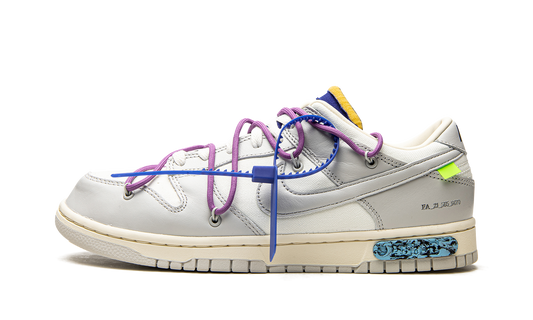 Overkicks - Nike Dunk Low Off-White Lot 48 (DM1602-107) - vista lateral