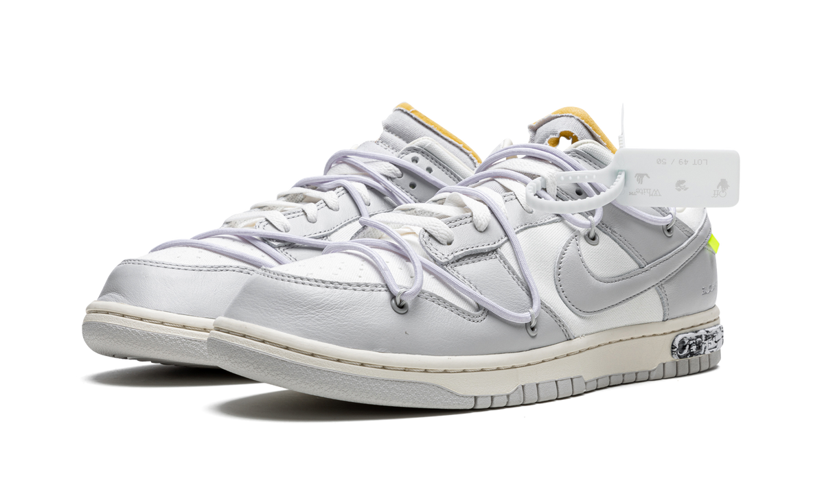 Overkicks - Nike Dunk Low Off-White Lot 49 (DM1602-123) - vista trasera
