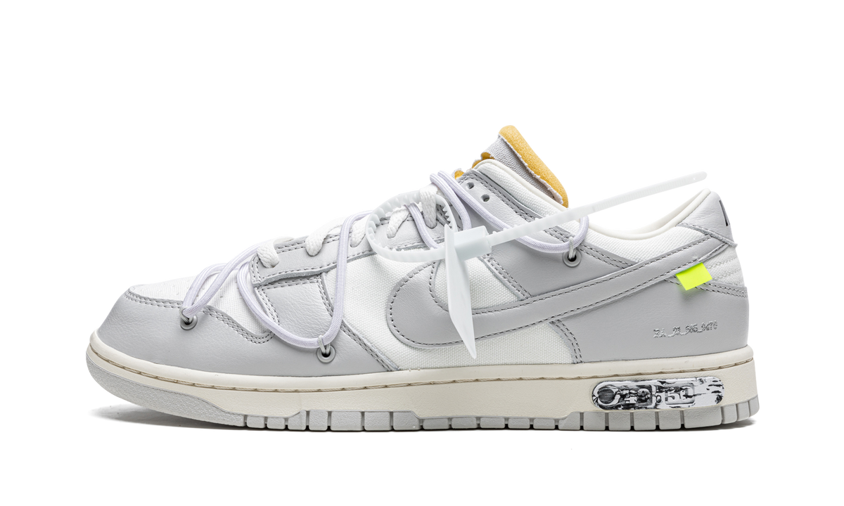 Overkicks - Nike Dunk Low Off-White Lot 49 (DM1602-123) - detalle talón