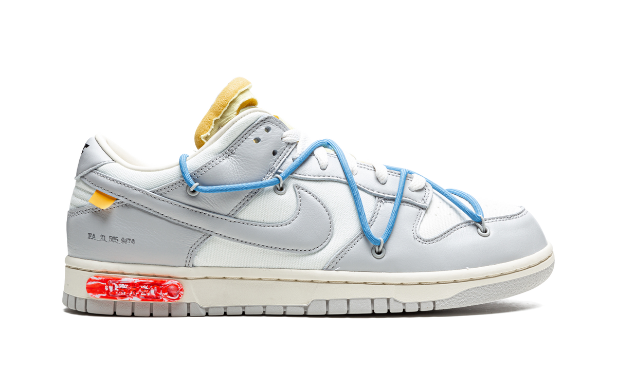 Overkicks - Nike Dunk Low Off-White Lot 5 (DM1602-113) - detalle talón