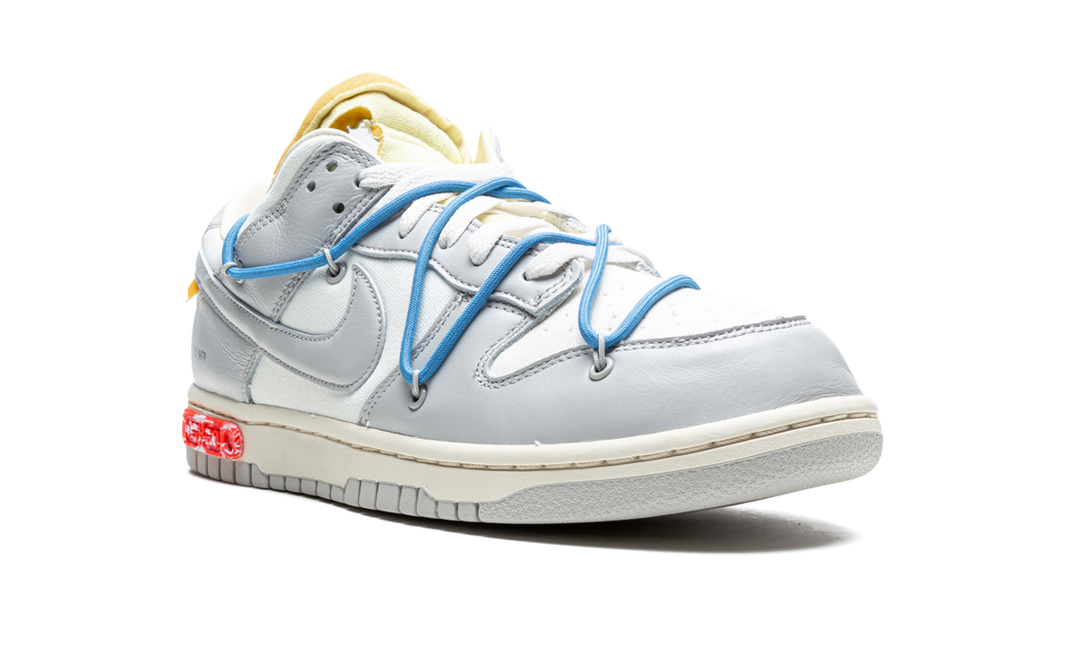 Overkicks - Nike Dunk Low Off-White Lot 5 (DM1602-113) - detalle lateral interior