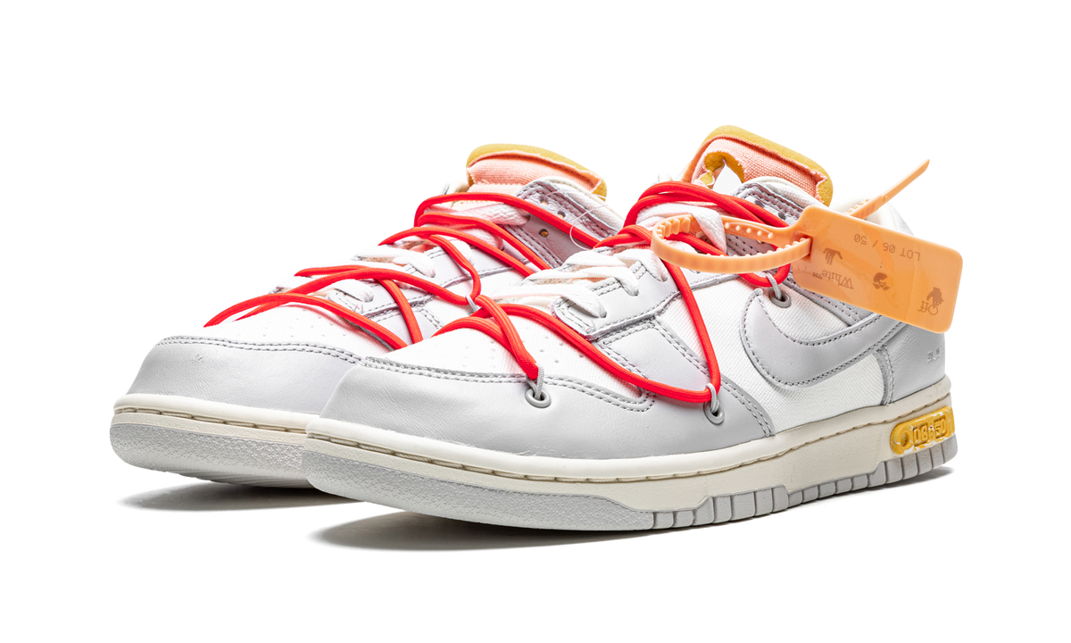 Overkicks - Nike Dunk Low Off-White Lot 6 (DM1602-110) - vista trasera