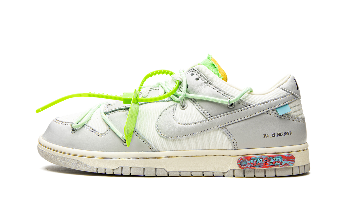 Overkicks - Nike Dunk Low Off-White Lot 7 (DM1602-108) - vista lateral
