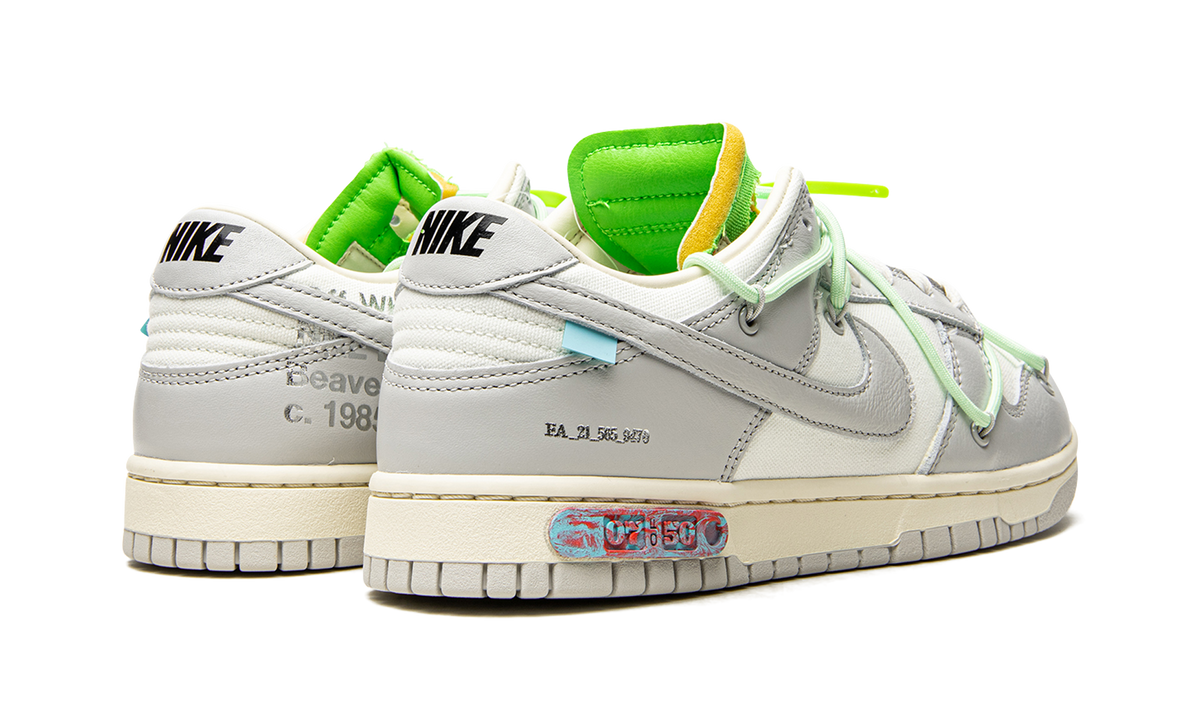 Overkicks - Nike Dunk Low Off-White Lot 7 (DM1602-108) - par completo