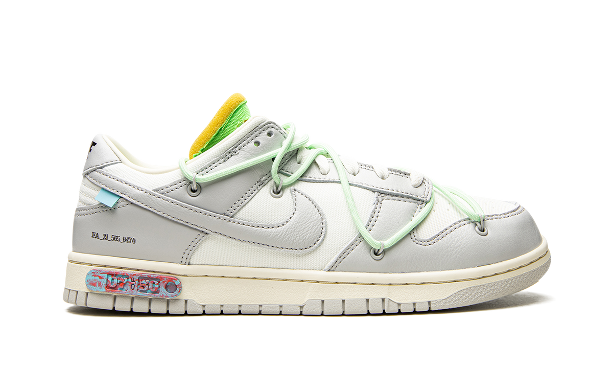 Overkicks - Nike Dunk Low Off-White Lot 7 (DM1602-108) - vista superior