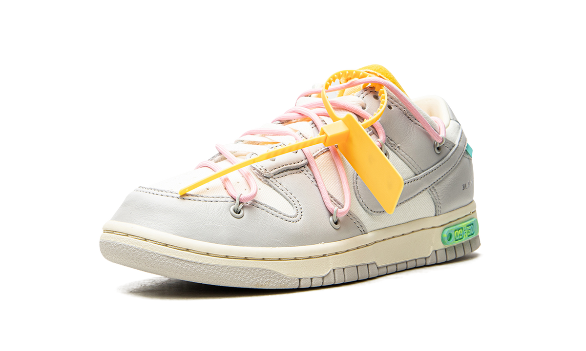 Overkicks - Nike Dunk Low Off-White Lot 9 (DM1602-109) - detalle lateral