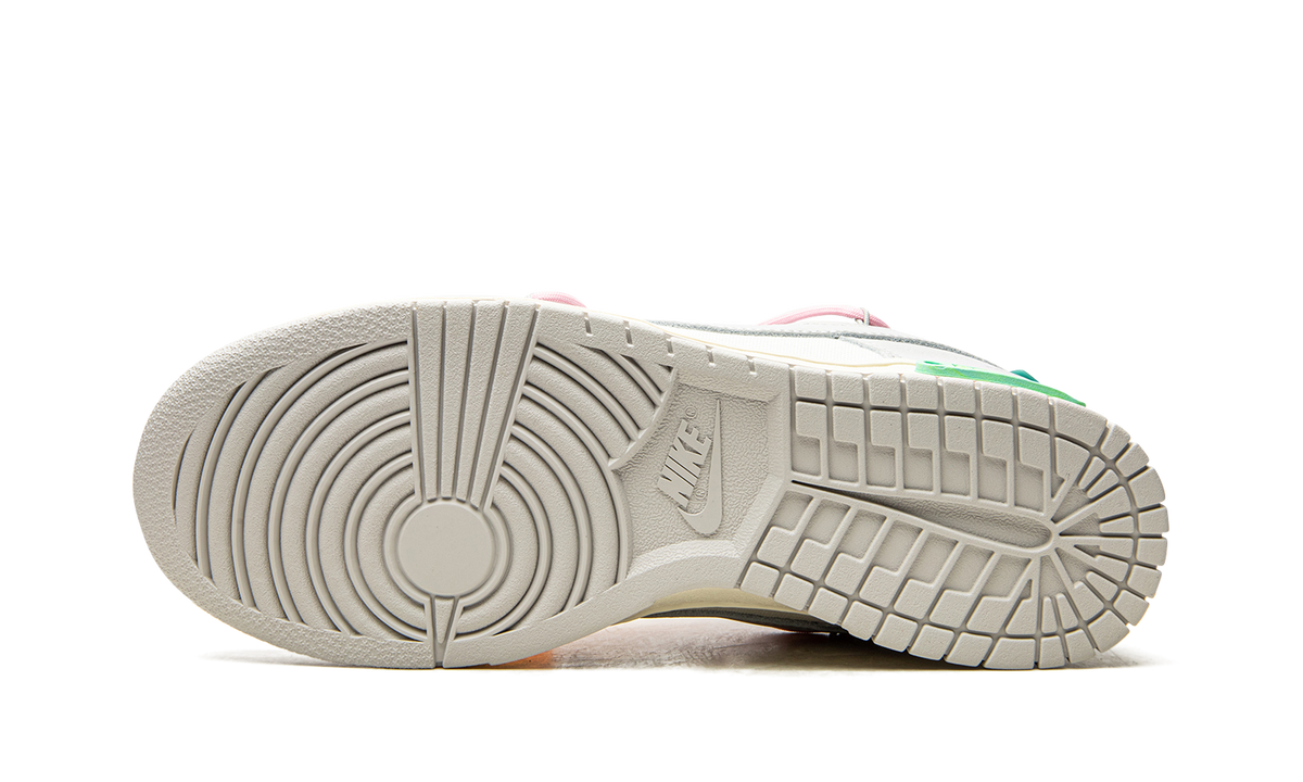 Overkicks - Nike Dunk Low Off-White Lot 9 (DM1602-109) - detalle suela