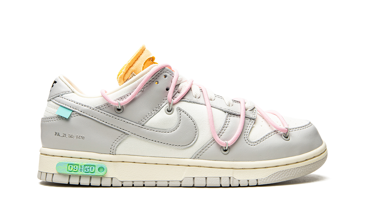 Overkicks - Nike Dunk Low Off-White Lot 9 (DM1602-109) - vista superior