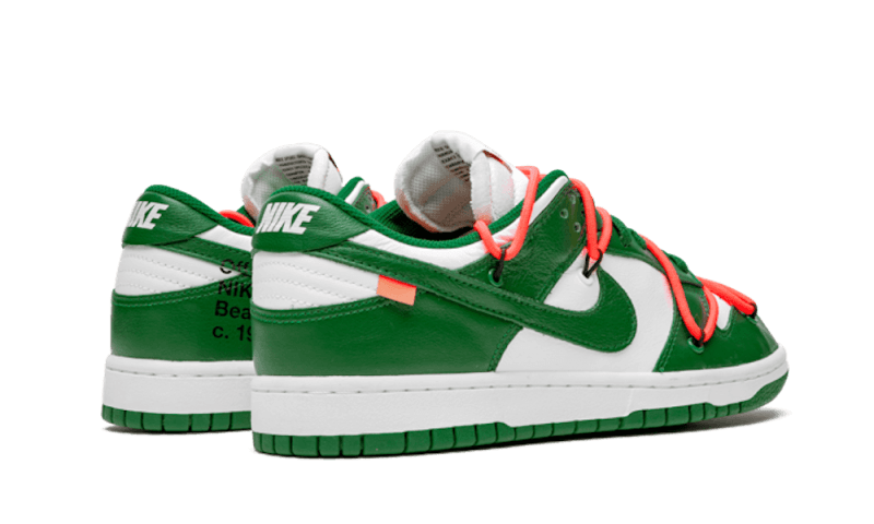 Overkicks - Nike Dunk Low Off-White Pine Green (CT0856-100) - par completo